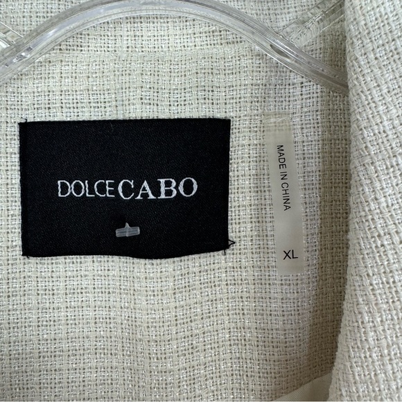 Dolce Cabo Cream career size XL business popover Blazer jacket - Picture 6 of 11